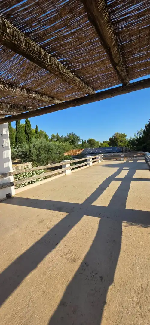 Terraza de Finca rústica en venta en El Perelló con Calefacción, Jardín privado y Terraza