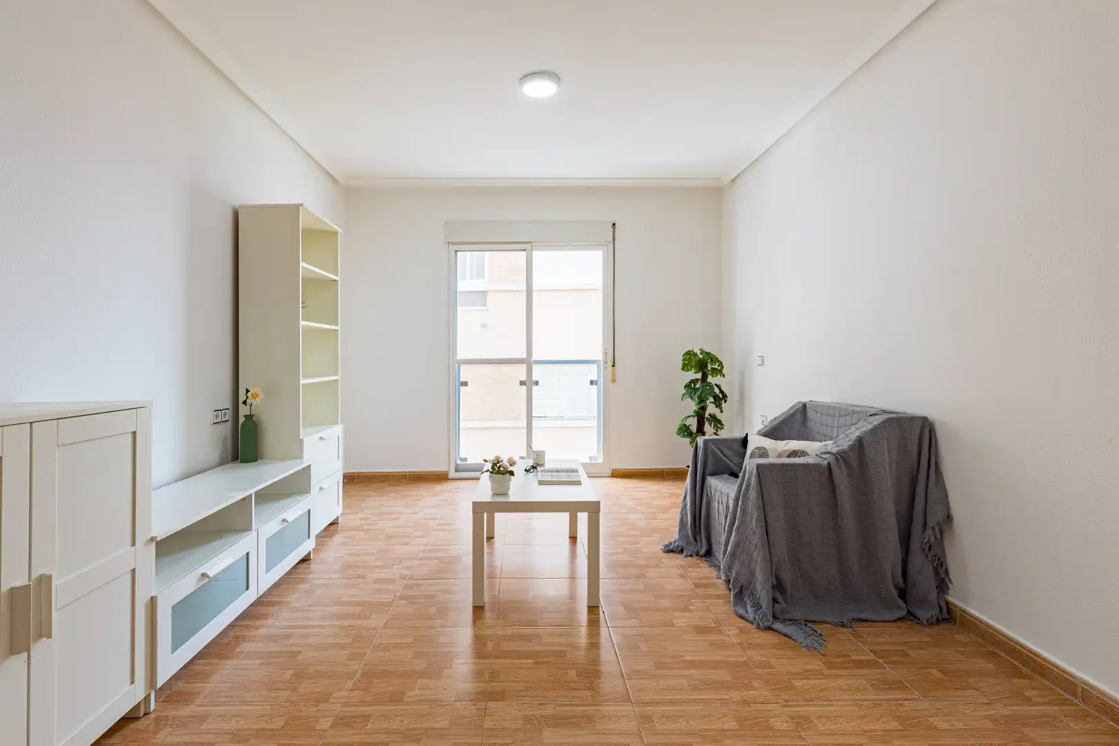 Sala d'estar de Apartament en venda en Murcia amb Aire condicionat, Traster i Moblat