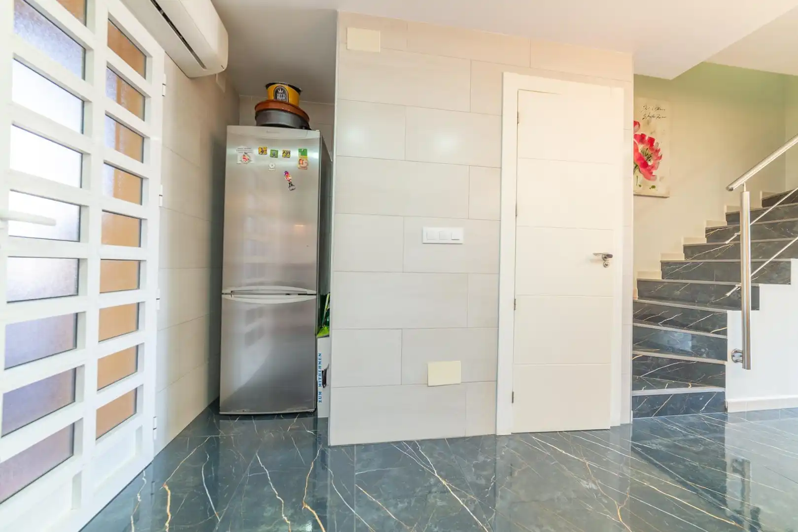 Cuina de Casa adosada en venda en San Javier amb Aire condicionat, Jardí privat i Terrassa