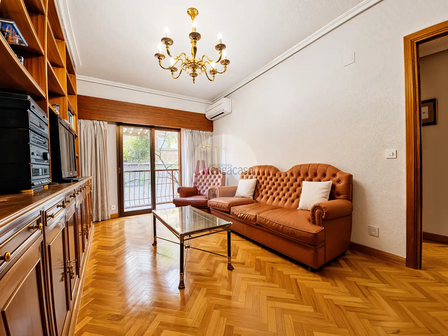 Sala de estar de Piso en venta en Madrid con Aire acondicionado, Calefacción y Parquet