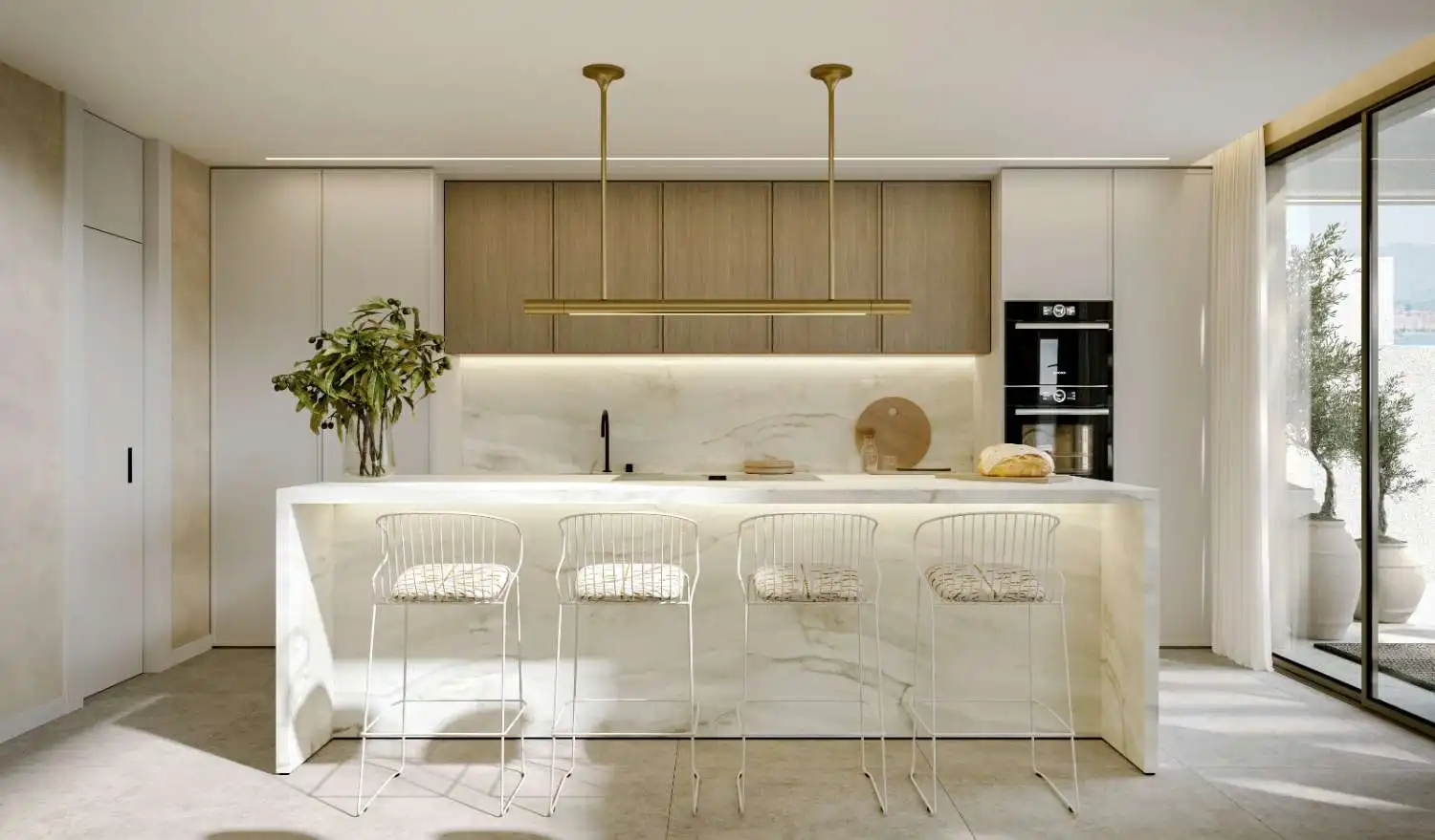 Cocina de Casa o chalet en venta en Almuñécar con Aire acondicionado, Calefacción y Terraza