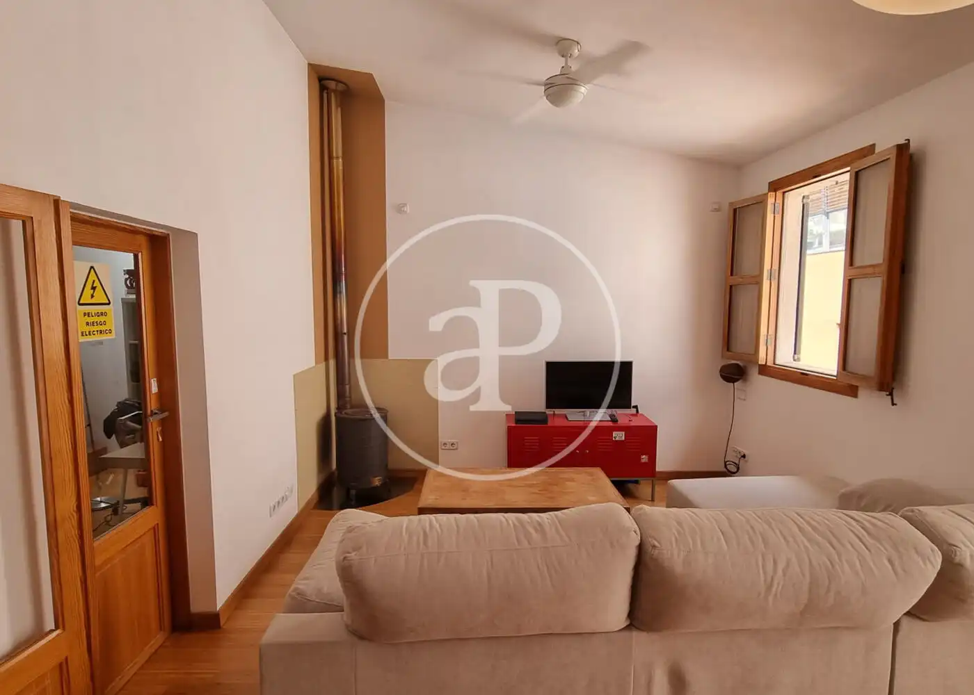 Living room of Flat for sale in  Palma de Mallorca  with Air Conditioner, Heating and Storage room