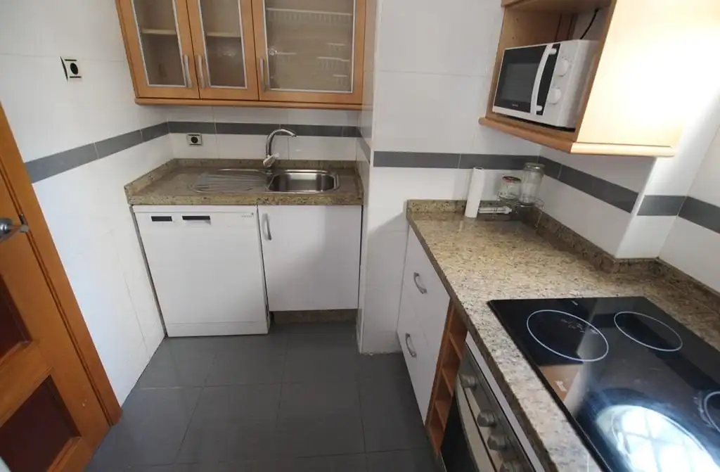 Küche von Wohnung zum Verkauf in Jerez de la Frontera mit Klimaanlage, Heizung und Parkett