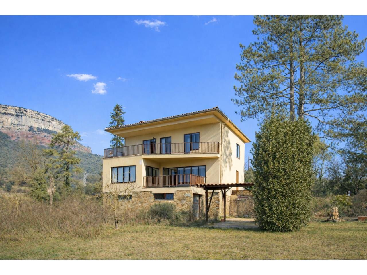 Exterior view of House or chalet for sale in Vilanova de Sau  with Heating, Private garden and Terrace