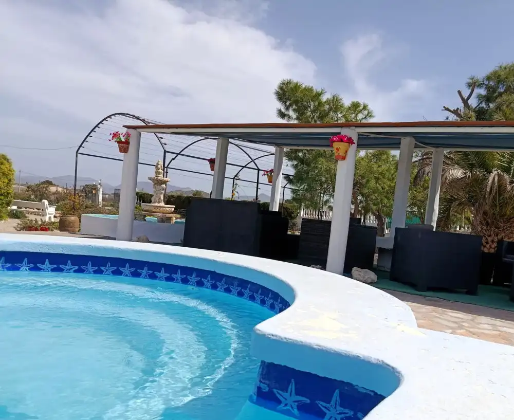 Swimming pool of Flat for sale in Villena