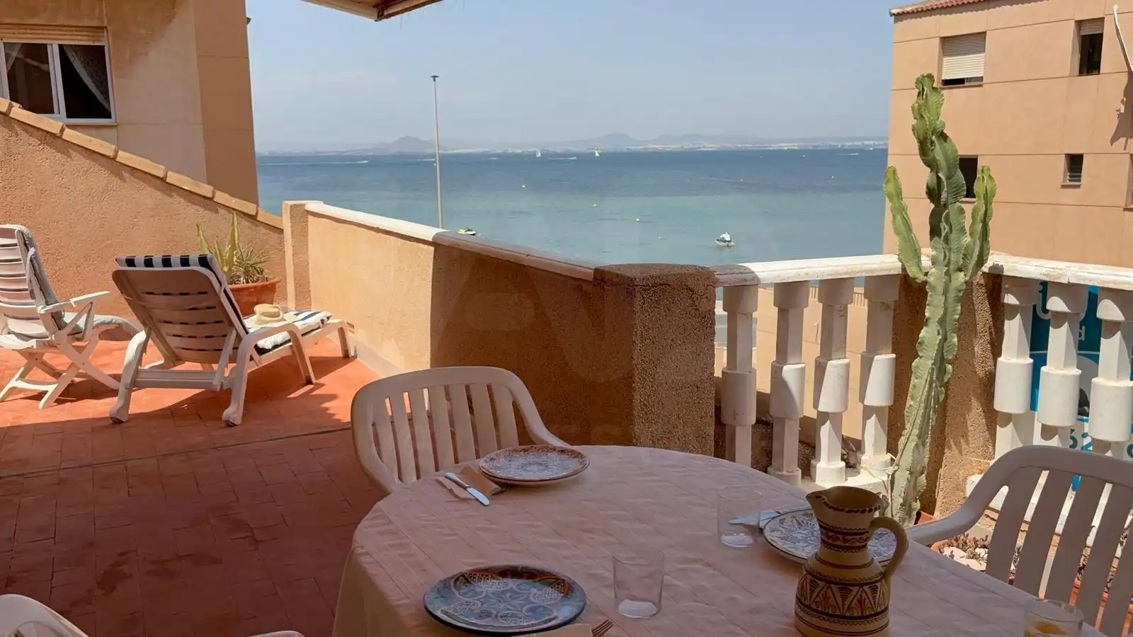 Terrassa de Dúplex en venda en La Manga del Mar Menor amb Terrassa i Piscina