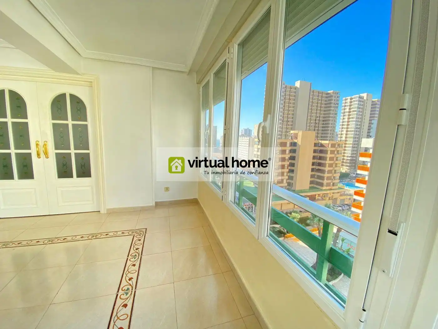 Exterior view of Flat for sale in Benidorm  with Air Conditioner, Heating and Private garden