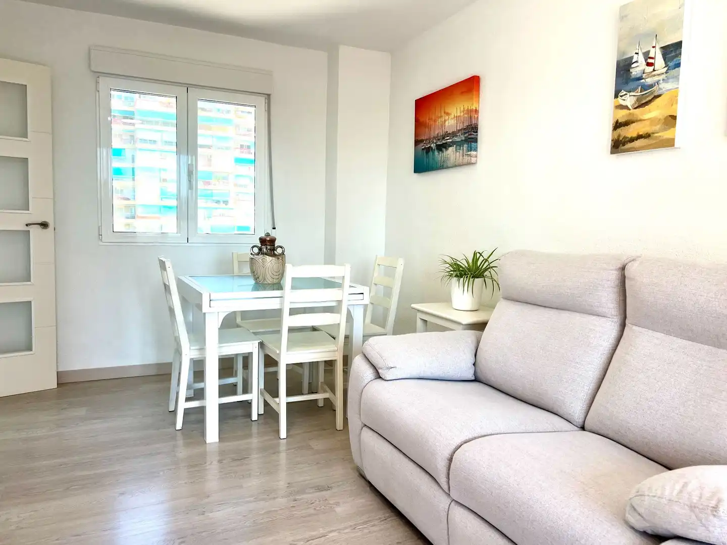Living room of Flat for sale in Alicante / Alacant  with Air Conditioner, Heating and Terrace
