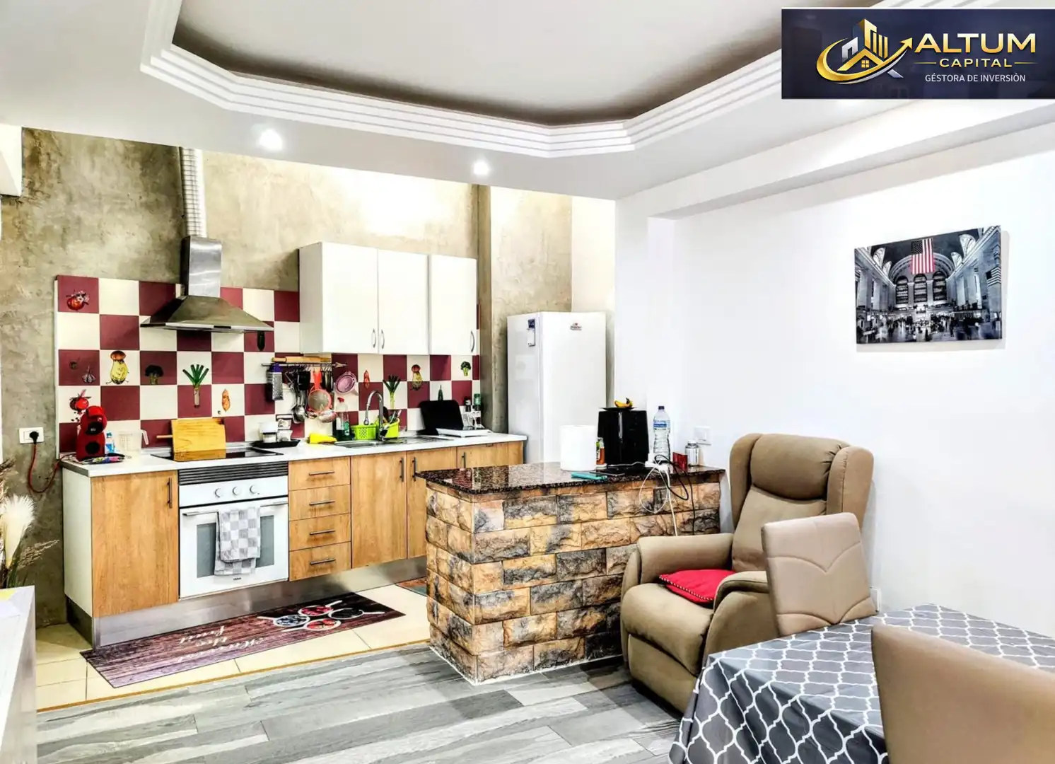 Kitchen of Flat for sale in Arona  with Furnished, Oven and Washing machine