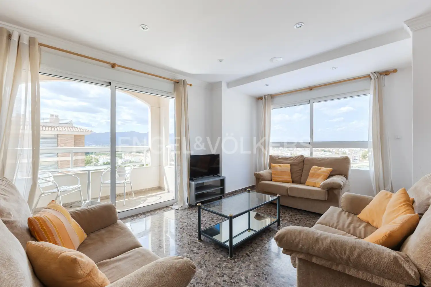 Sala d'estar de Apartament en venda en Cullera amb Aire condicionat, Calefacció i Terrassa