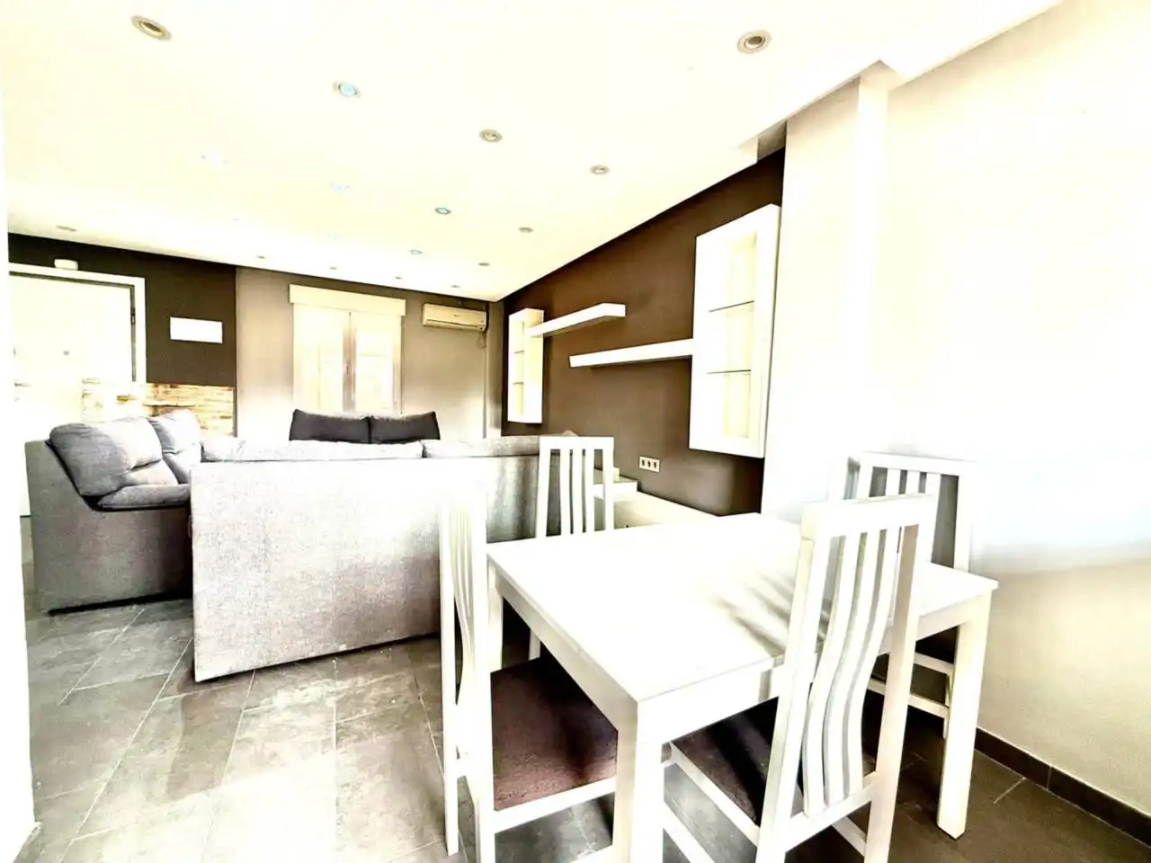 Dining room of Flat for rent in Toledo  with Air Conditioner, Heating and Terrace