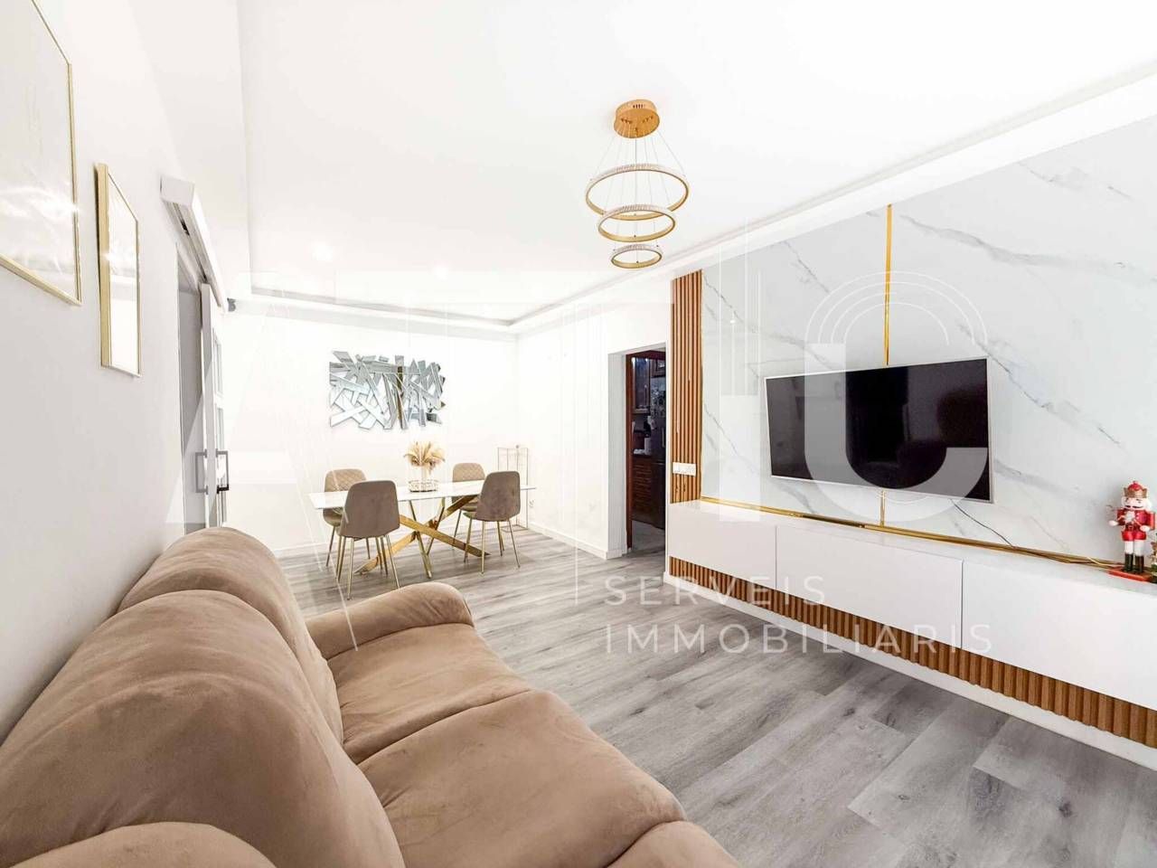 Sala d'estar de Pis en venda en Sabadell amb Aire condicionat, Parquet i Traster