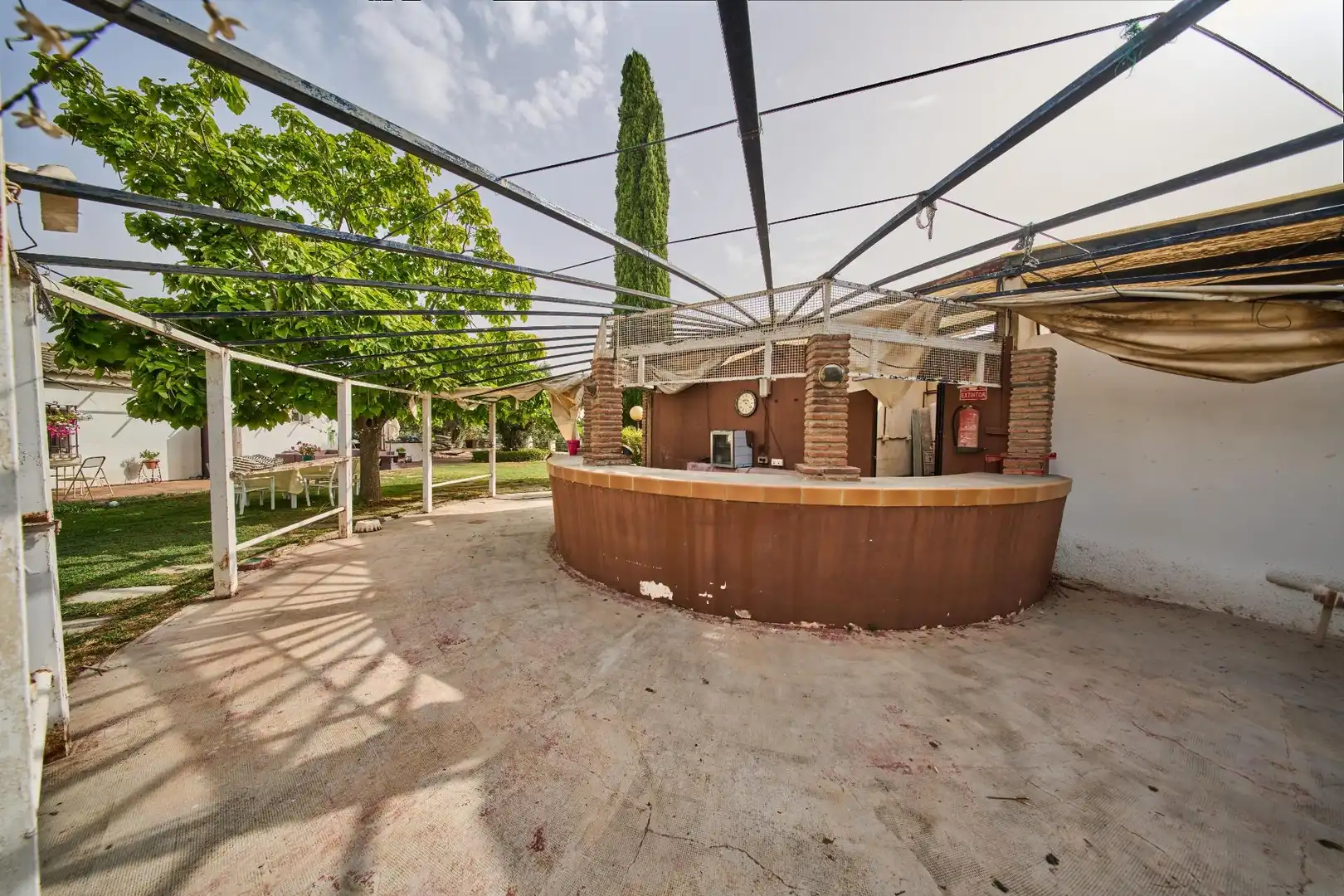 Terraza de Finca rústica en venta en Villa de Otura con Jardín privado, Terraza y Piscina