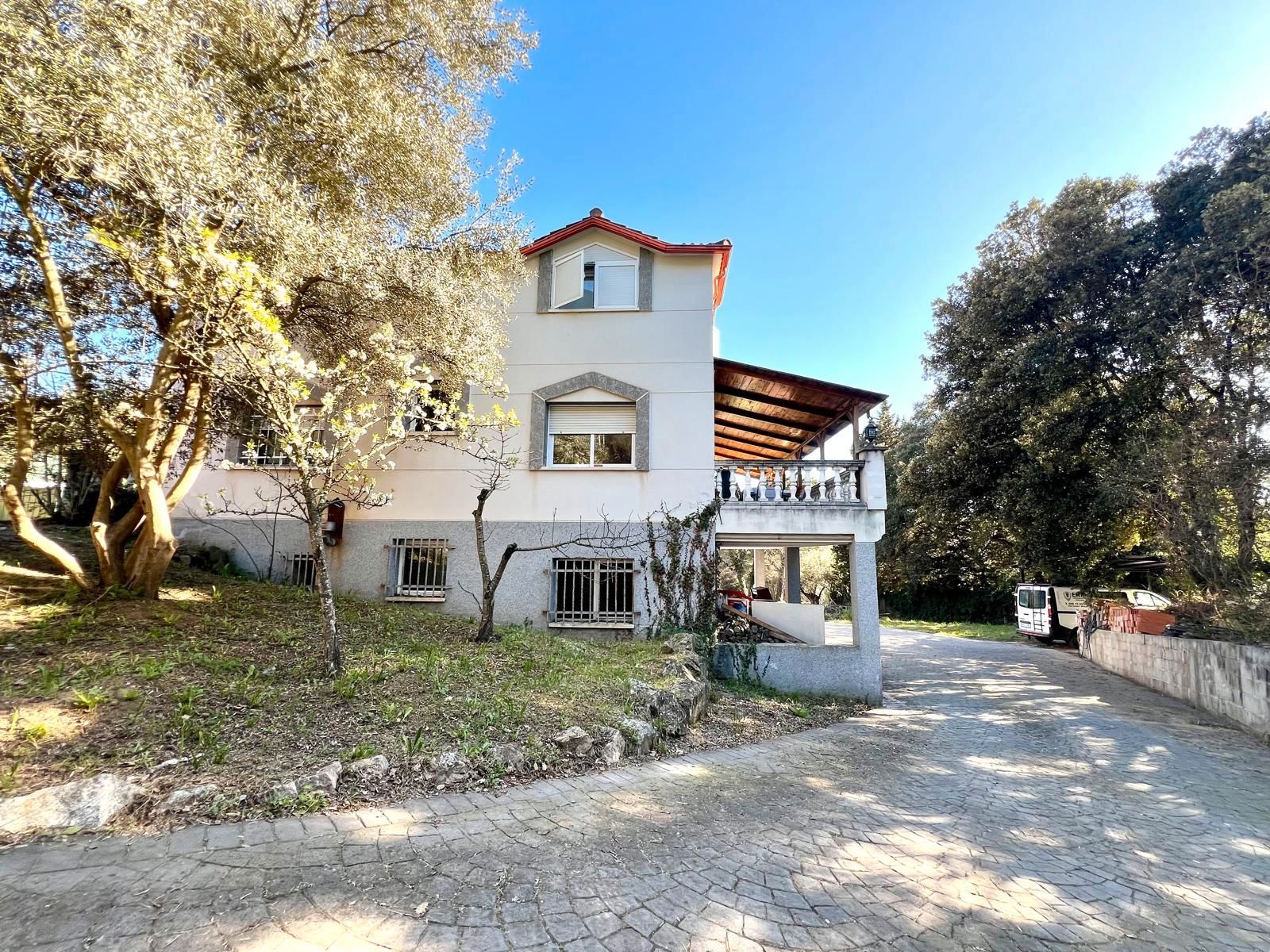 Vista exterior de Casa o xalet en venda en Sant Celoni amb Aire condicionat, Calefacció i Jardí privat