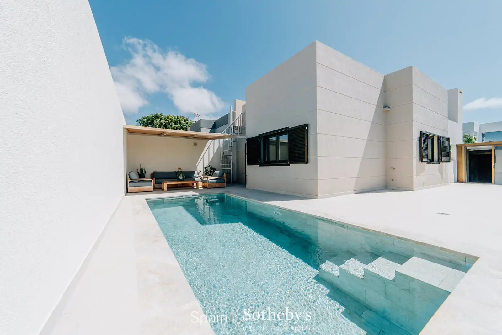 Piscina de Casa o chalet en venta en Granadilla de Abona con Aire acondicionado, Jardín privado y Terraza