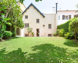 Garden of House or chalet for sale in  Barcelona Capital  with Air Conditioner, Heating and Parquet flooring