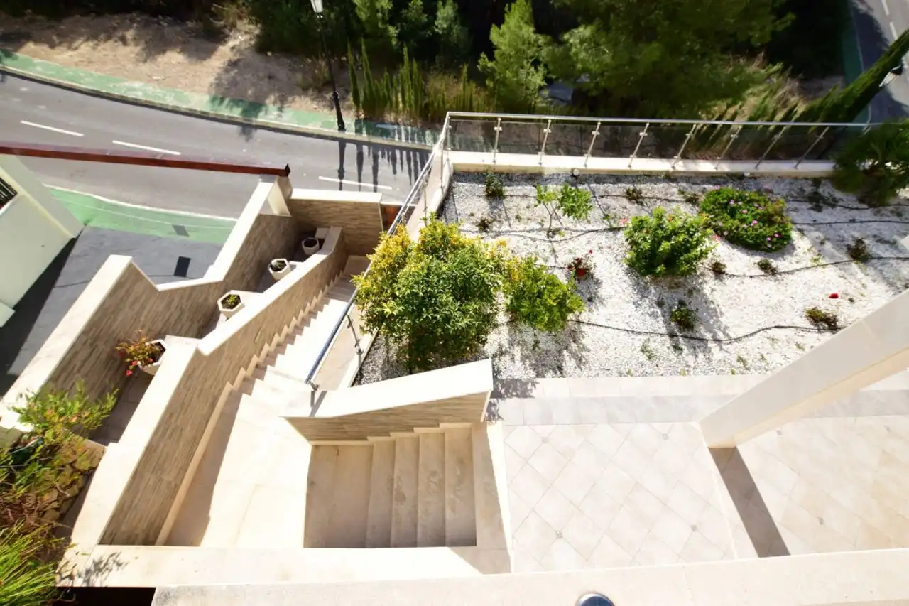 Terraza de Casa o chalet en venta en Altea con Aire acondicionado, Jardín privado y Trastero