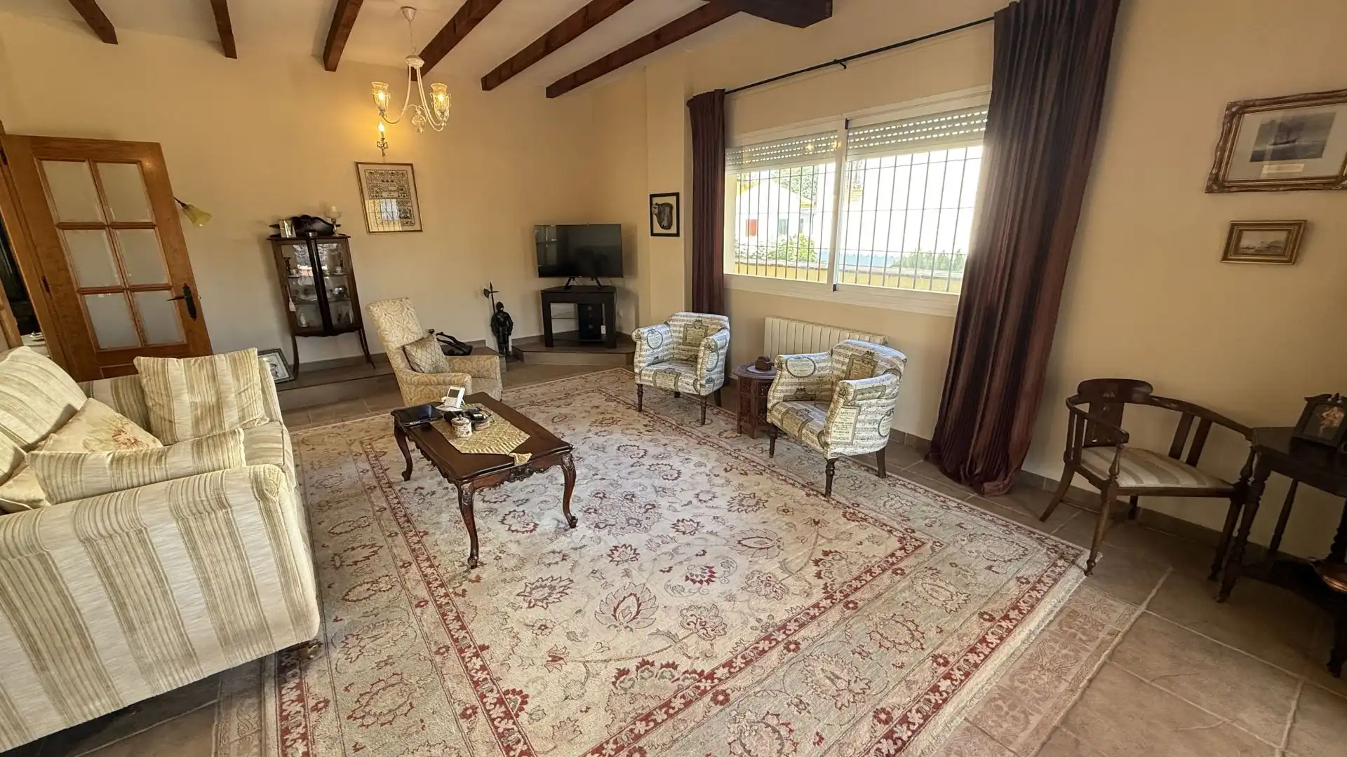 Sala d'estar de Casa o xalet en venda en Alhaurín El Grande amb Aire condicionat, Calefacció i Traster