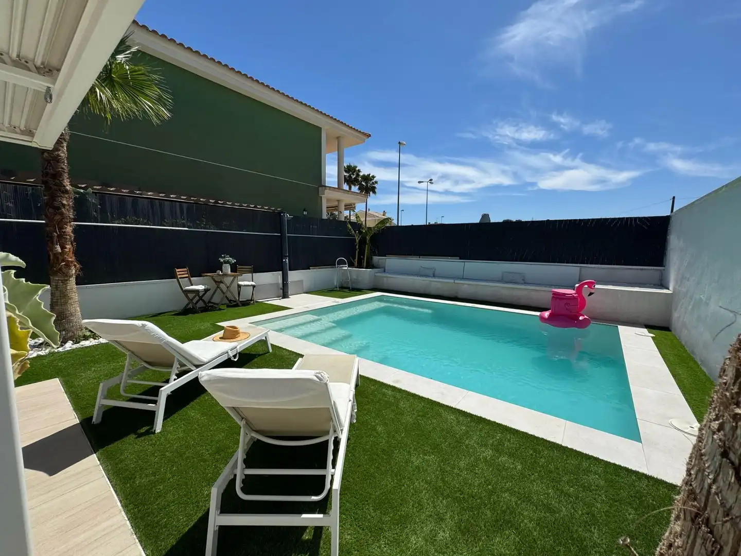 Piscina de Casa adosada en venda en Molina de Segura amb Aire condicionat, Jardí privat i Terrassa