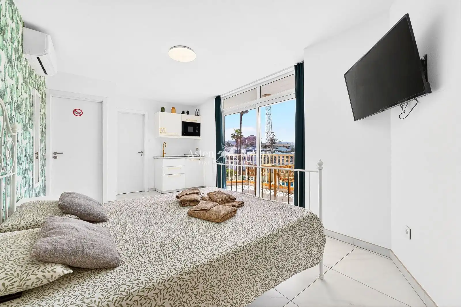 Bedroom of Apartments for sale in Arona  with Air Conditioner, Heating and Terrace