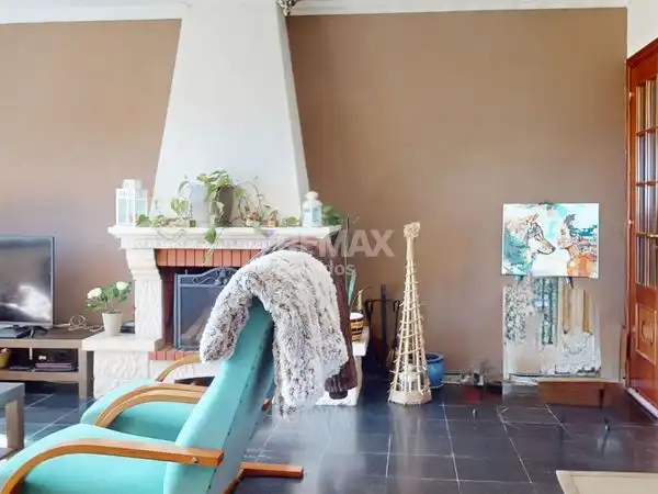 Living room of Houses for sale in Baiona  with Heating, Private garden and Parquet flooring