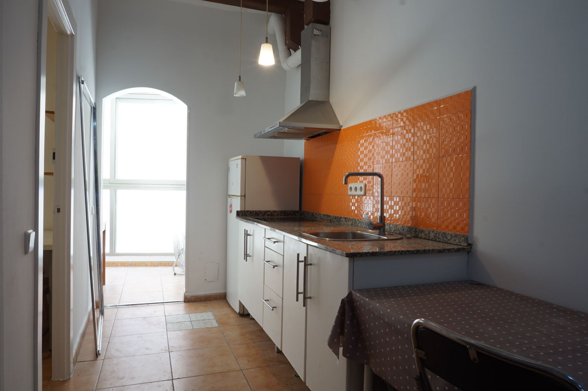 Kitchen of Flat to rent in  Barcelona Capital  with Heating, Parquet flooring and Furnished