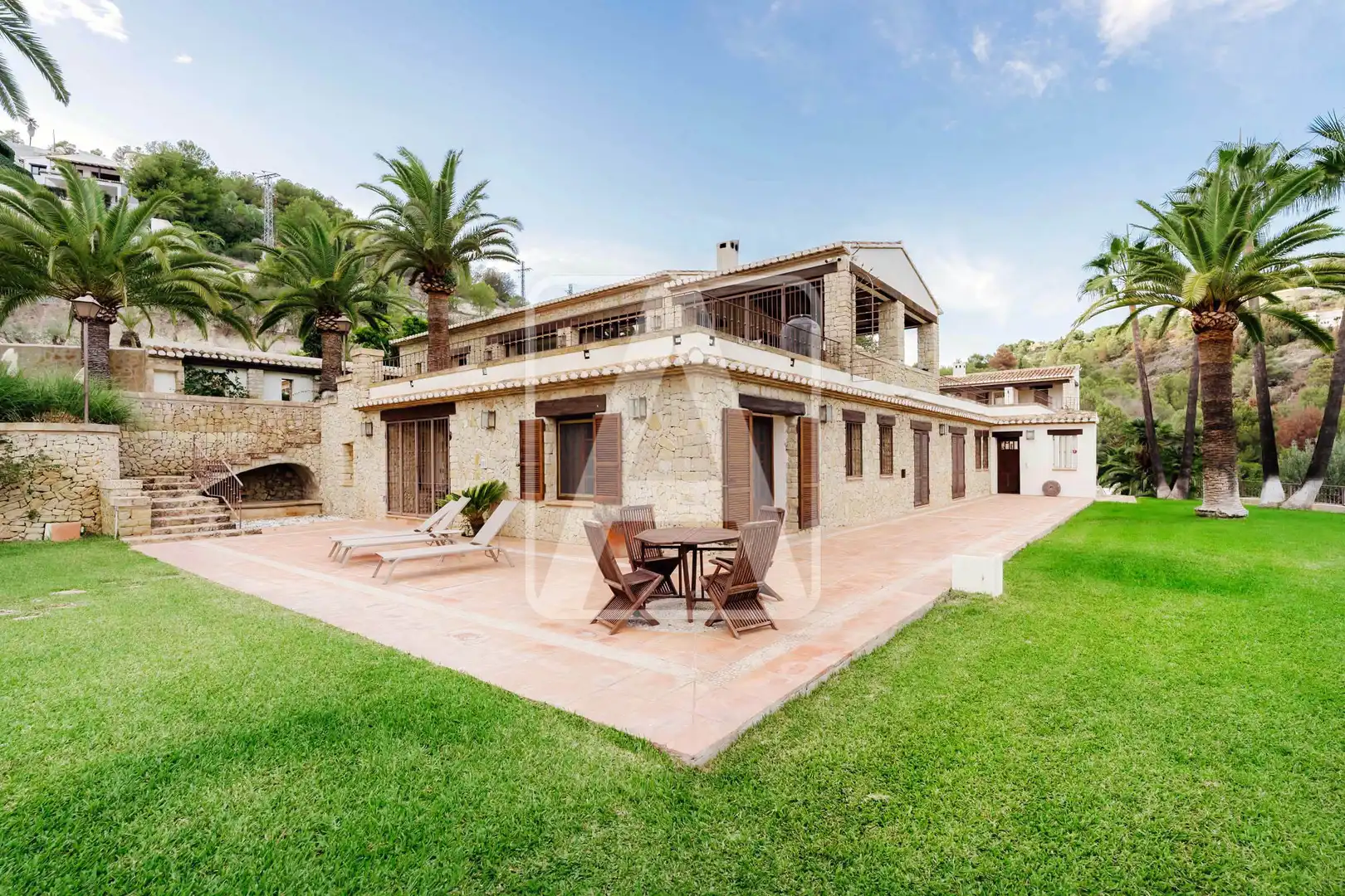 Jardín de Finca rústica en venta en Benissa con Aire acondicionado, Calefacción y Jardín privado