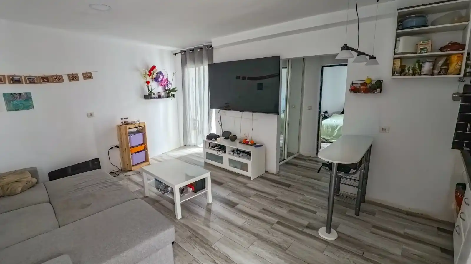 Sala de estar de Casa adosada en venta en Arafo con Jardín privado, Terraza y Trastero