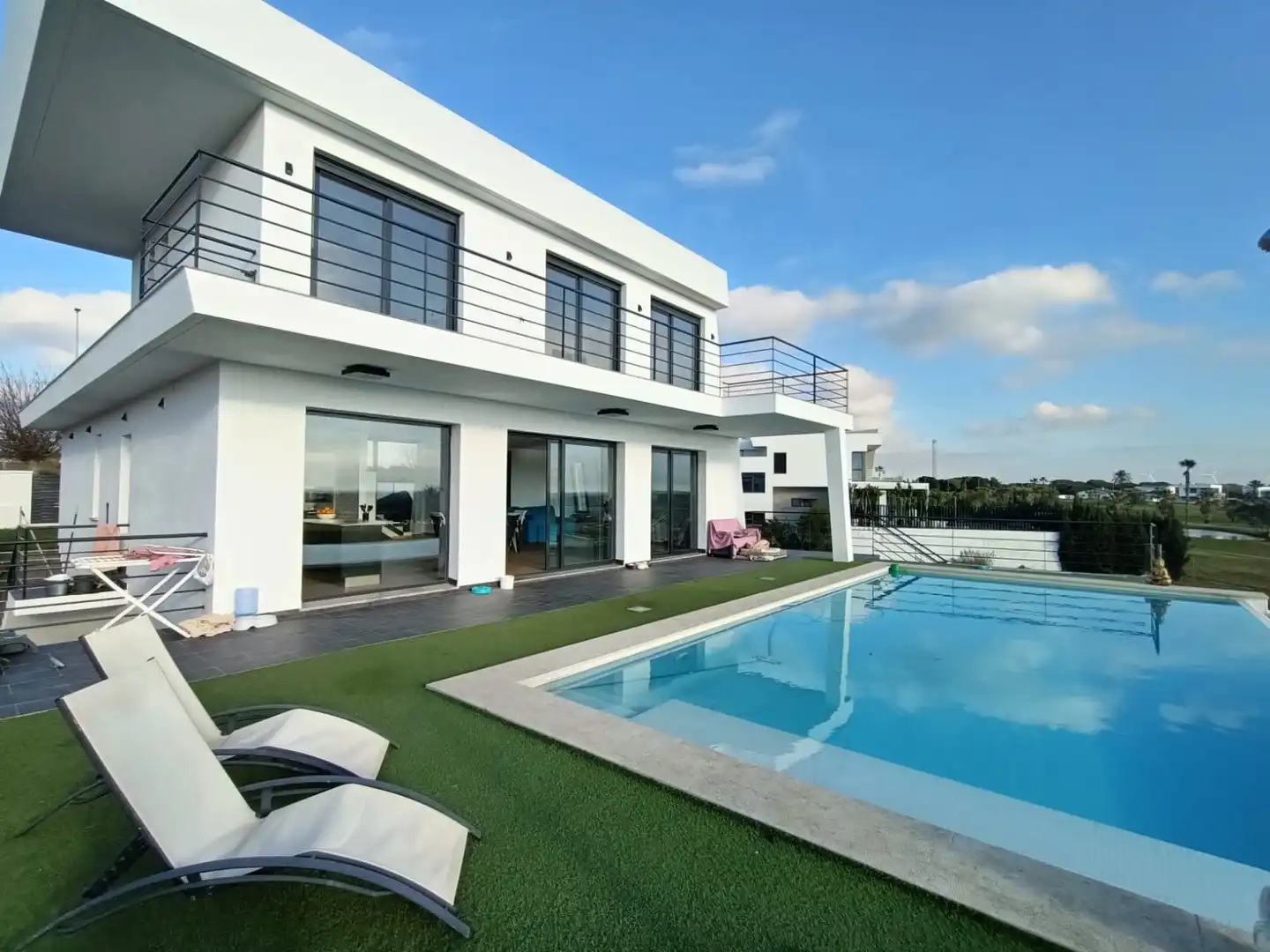 Swimming pool of Houses for sale in Puerto Real  with Air Conditioner, Private garden and Terrace