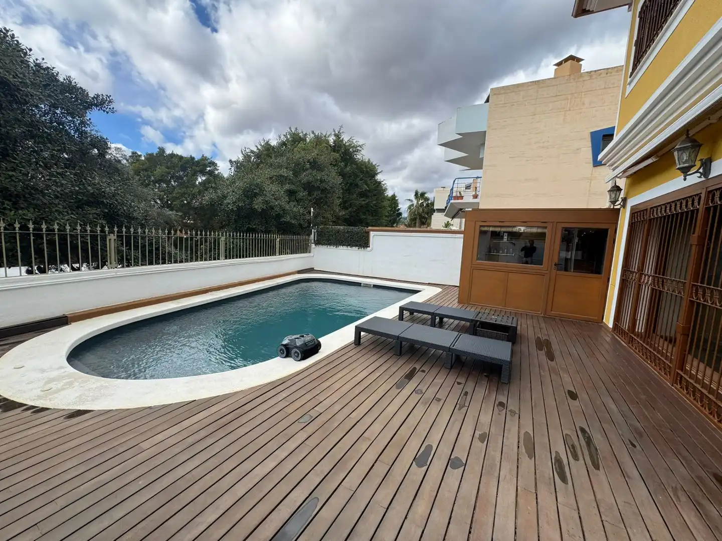 Piscina de Casa o chalet en venta en Alicante / Alacant con Aire acondicionado, Calefacción y Jardín privado