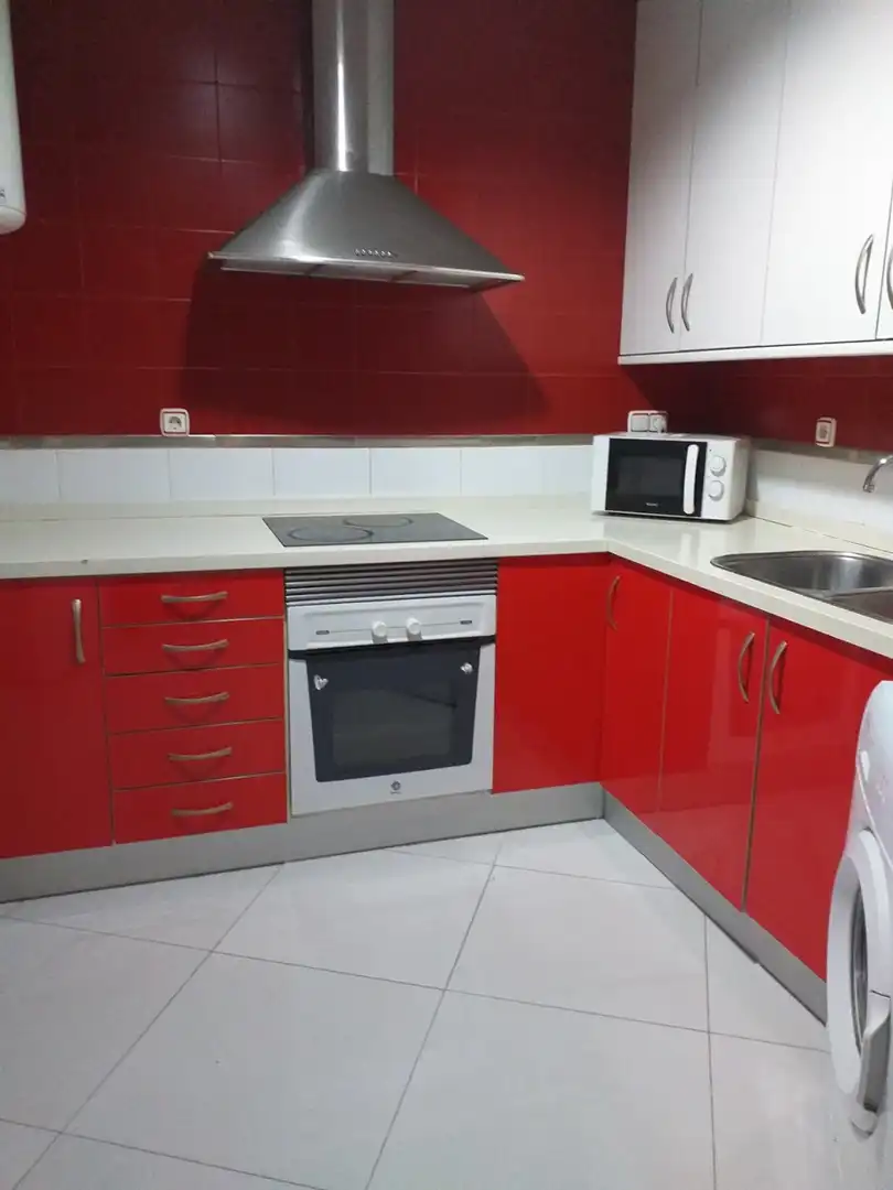 Cocina de Piso de alquiler en Murcia con Aire acondicionado, Calefacción y Terraza