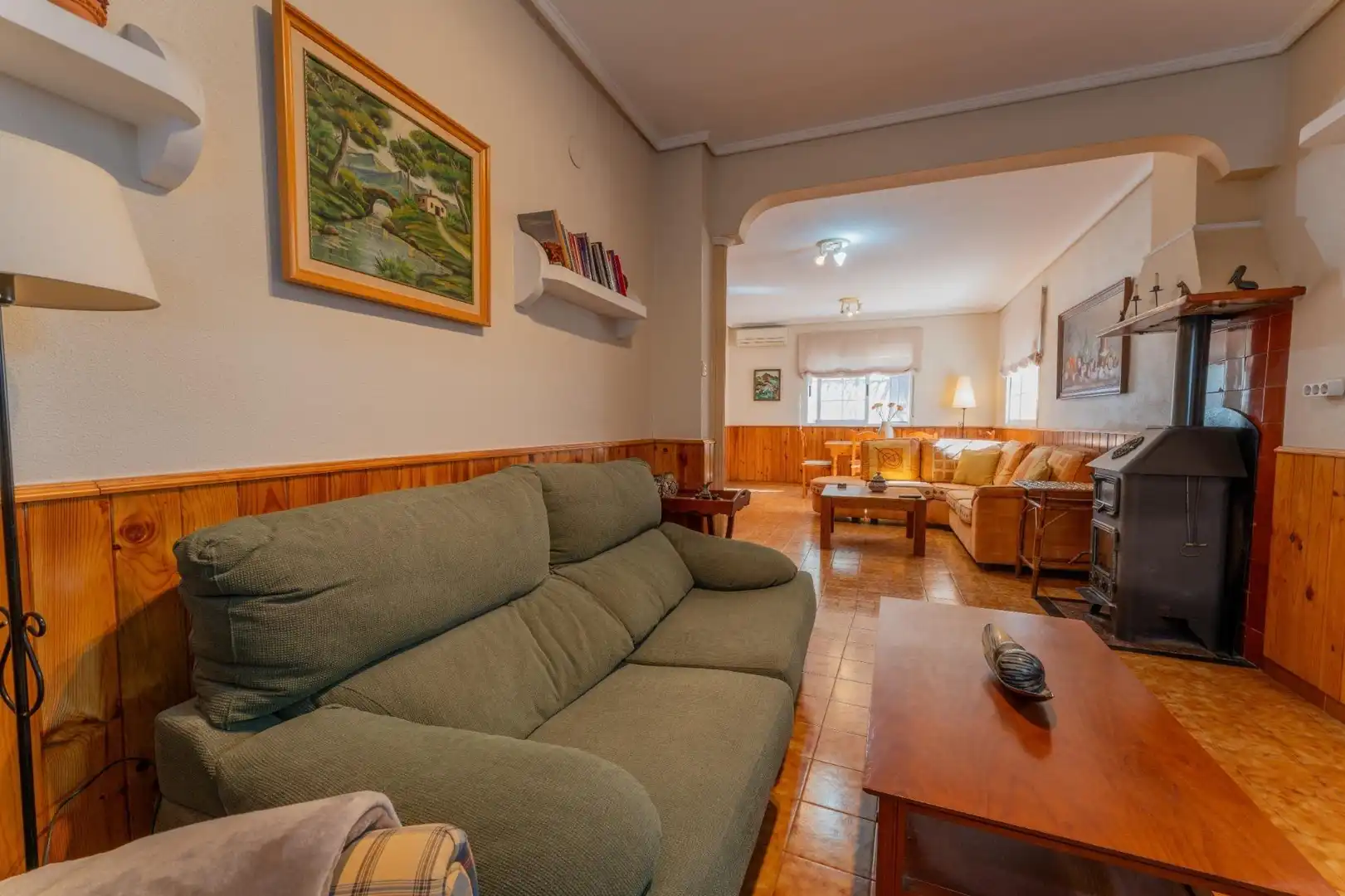 Sala de estar de Casa o chalet en venta en Elche / Elx con Jardín privado, Terraza y Piscina