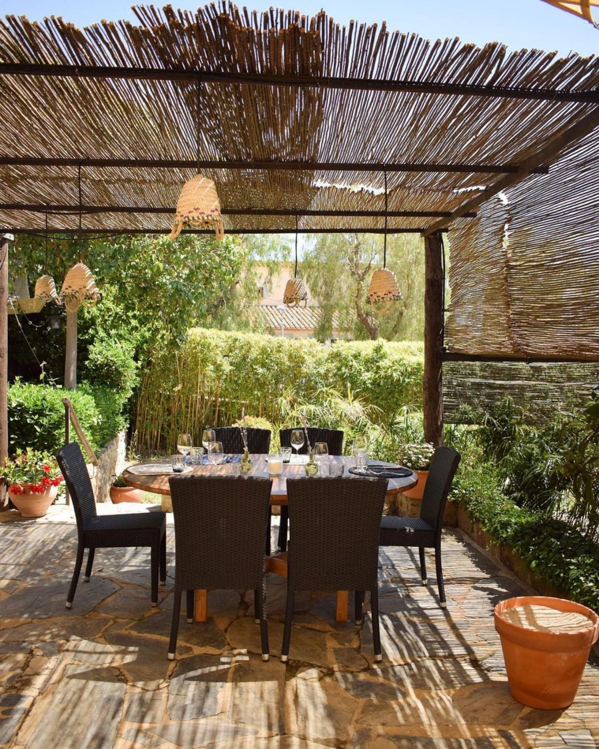 Terrasse von Geschaftsraum miete in Palau-saverdera mit Klimaanlage