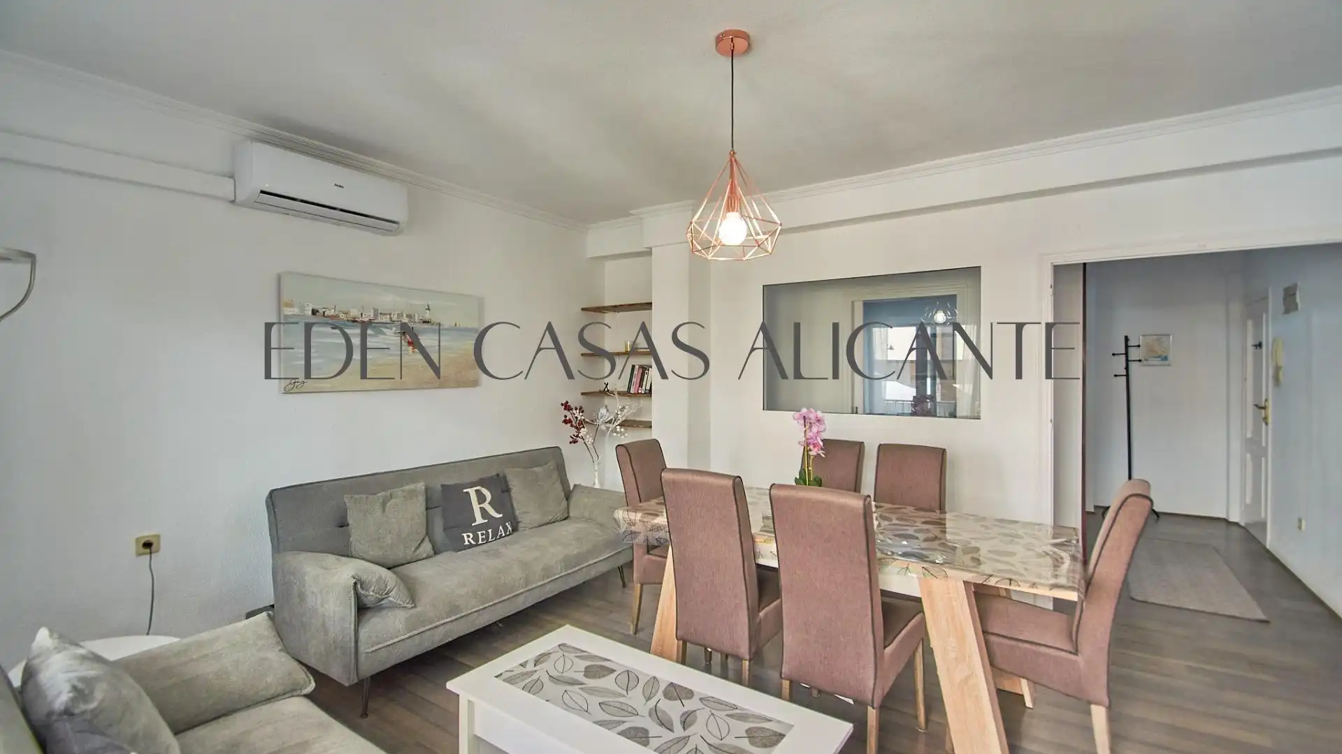 Comedor de Apartamento en venta en El Campello con Aire acondicionado, Terraza y Amueblado