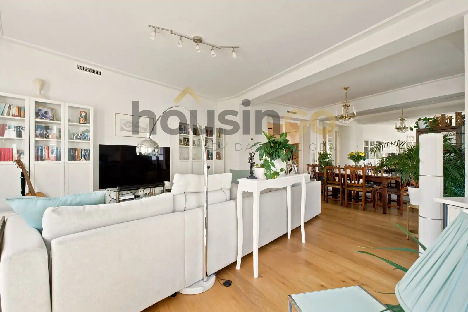 Sala de estar de Piso en venta en Madrid con Aire acondicionado, Calefacción y Parquet