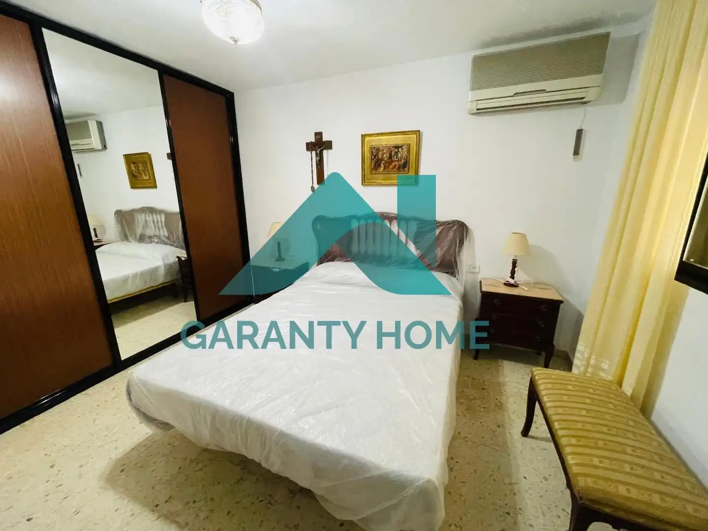 Bedroom of Houses for sale in Casar de Cáceres  with Air Conditioner, Private garden and Terrace