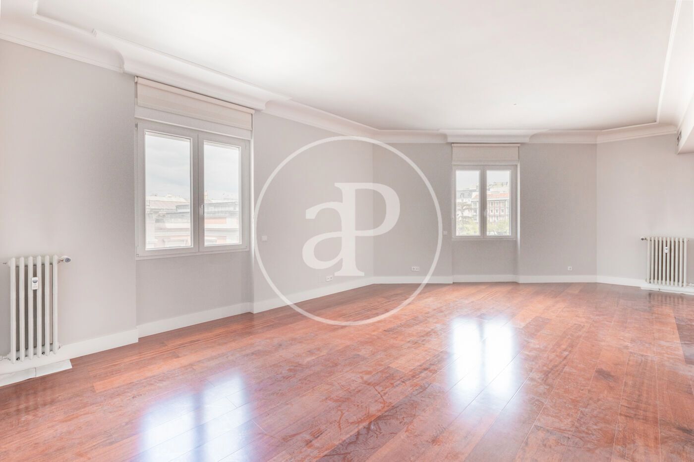 Living room of Flat to rent in  Madrid Capital  with Air Conditioner, Heating and Storage room