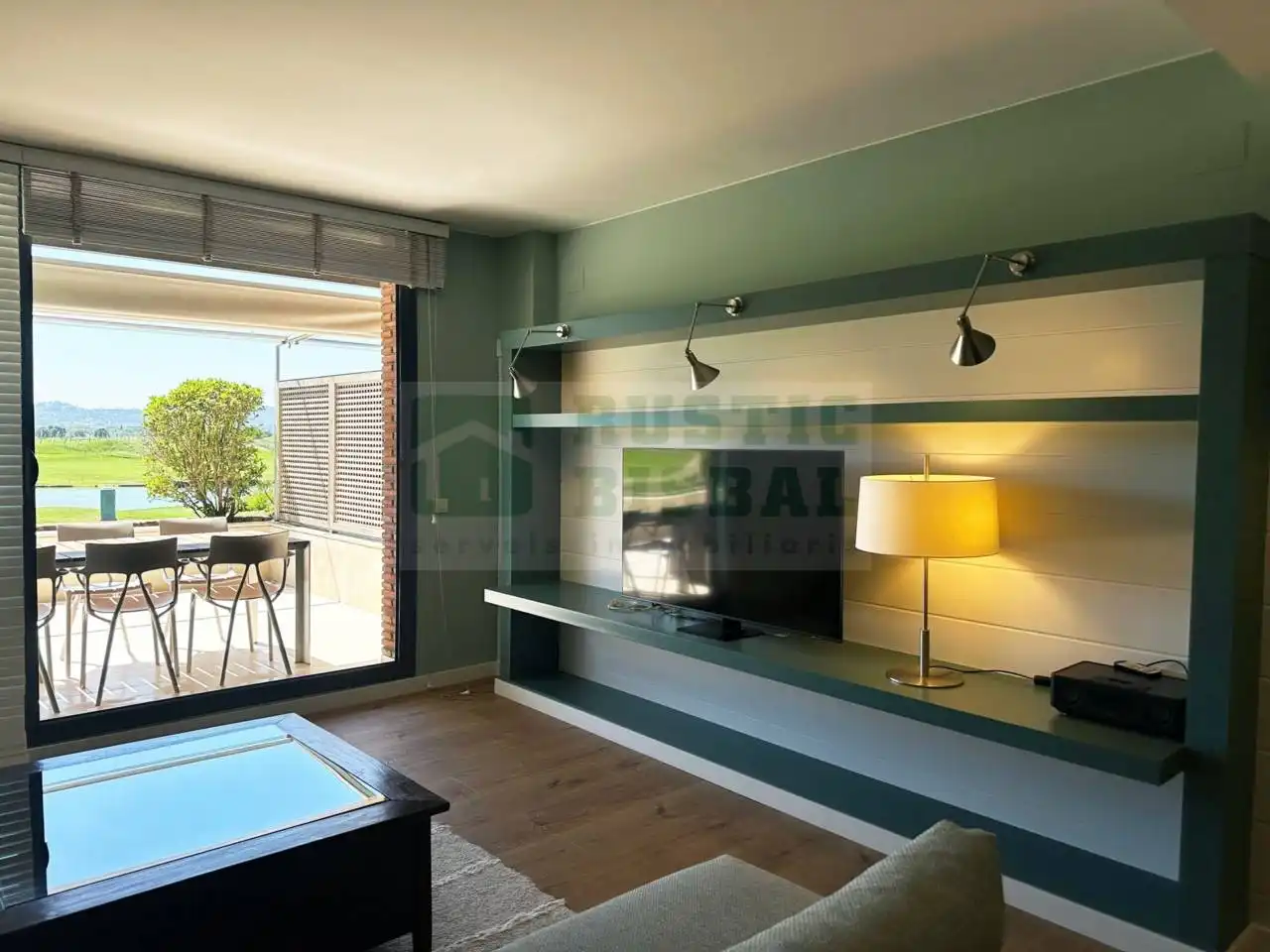 Living room of Apartments for rent in Gualta  with Air Conditioner, Heating and Parquet flooring