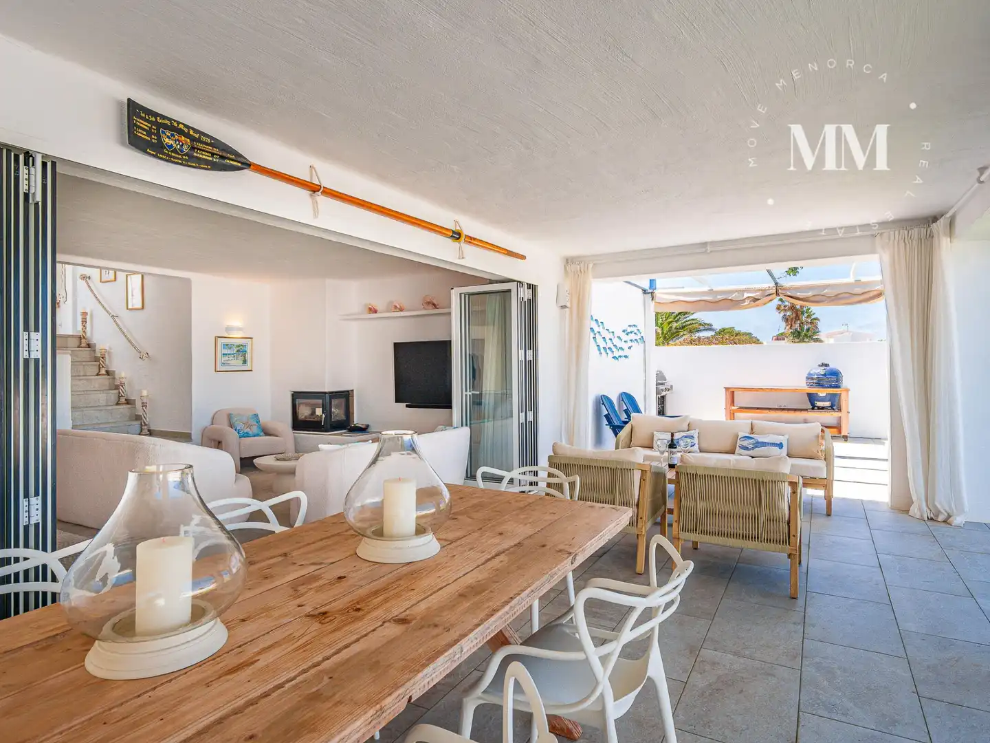 Terraza de Casa o chalet en venta en Sant Lluís con Aire acondicionado, Calefacción y Jardín privado
