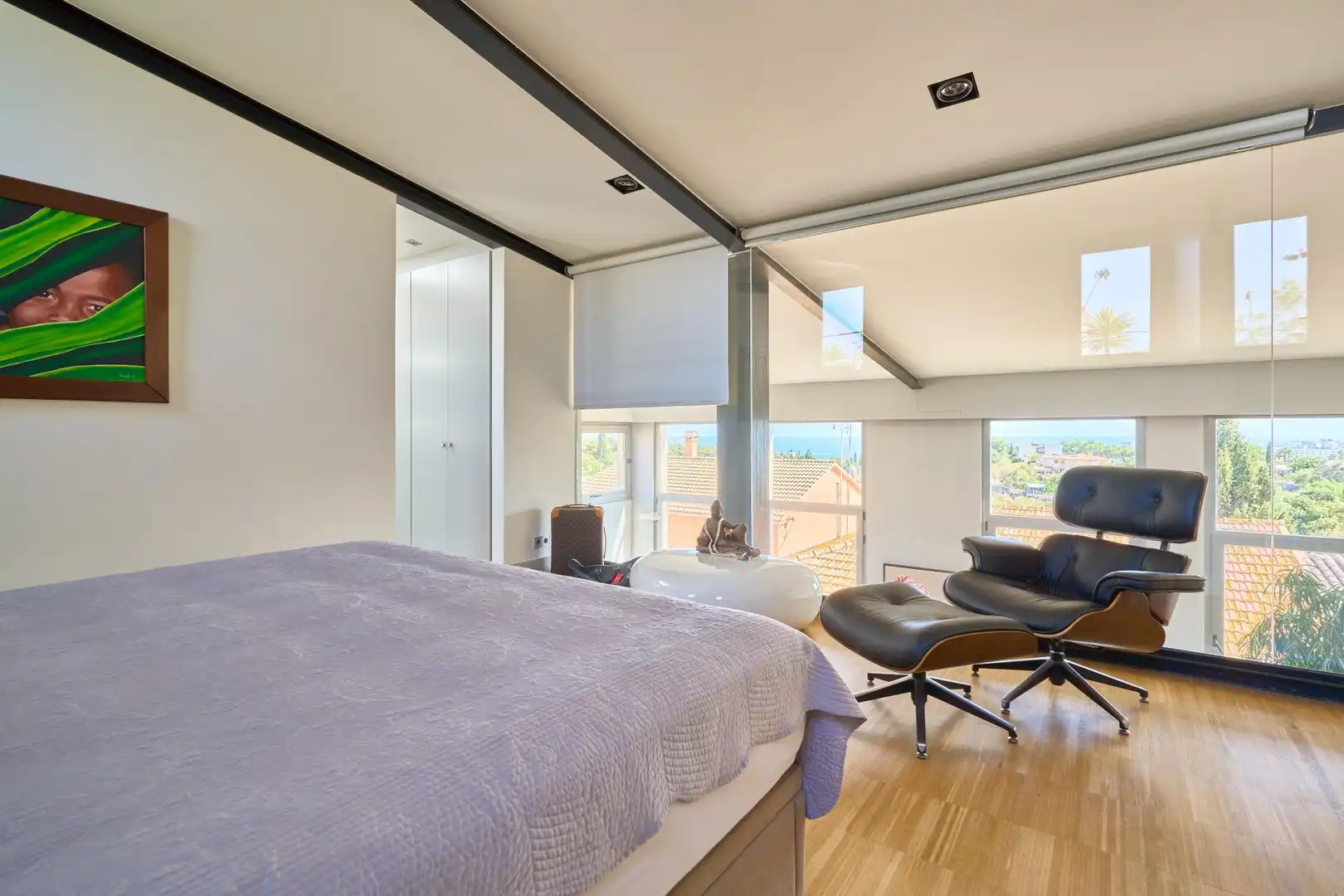 Bedroom of Houses for sale in  Palma de Mallorca  with Air Conditioner, Heating and Parquet flooring