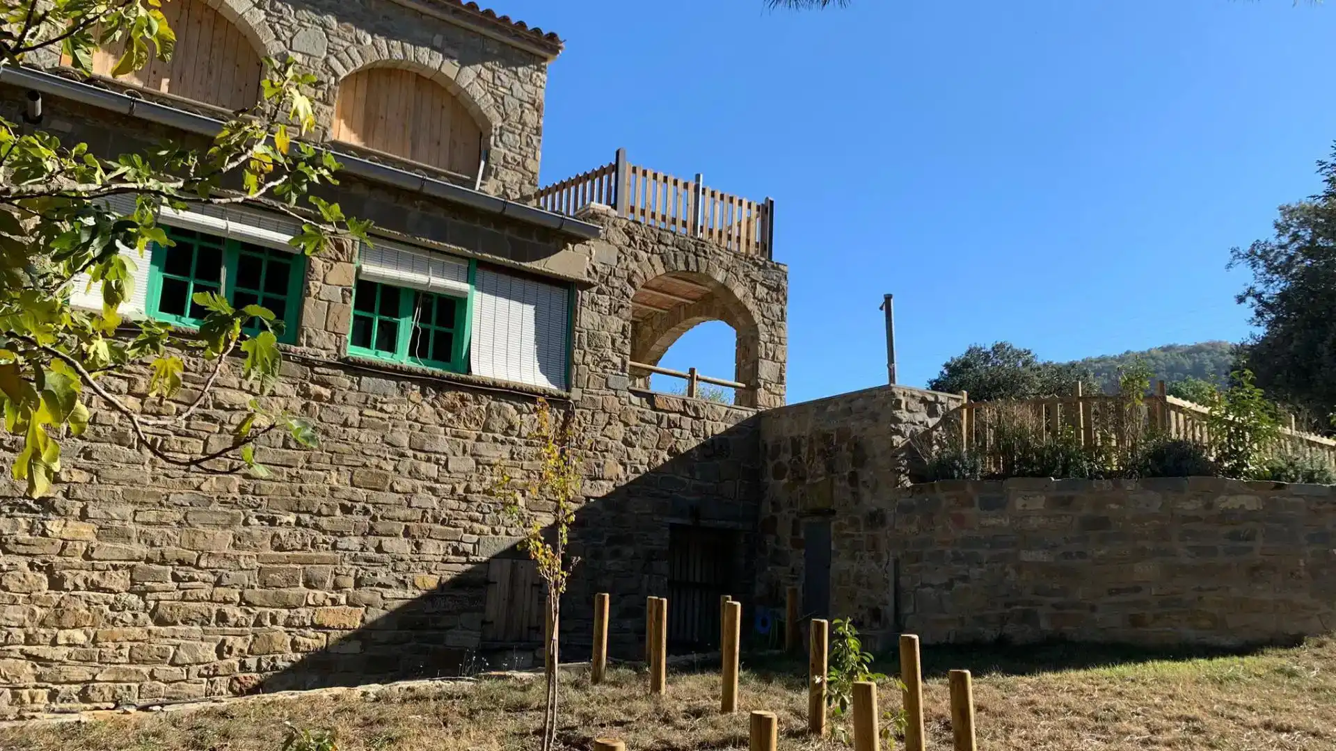 Vista exterior de Finca rústica en venta en Sant Vicenç de Castellet con Jardín privado, Trastero y Piscina