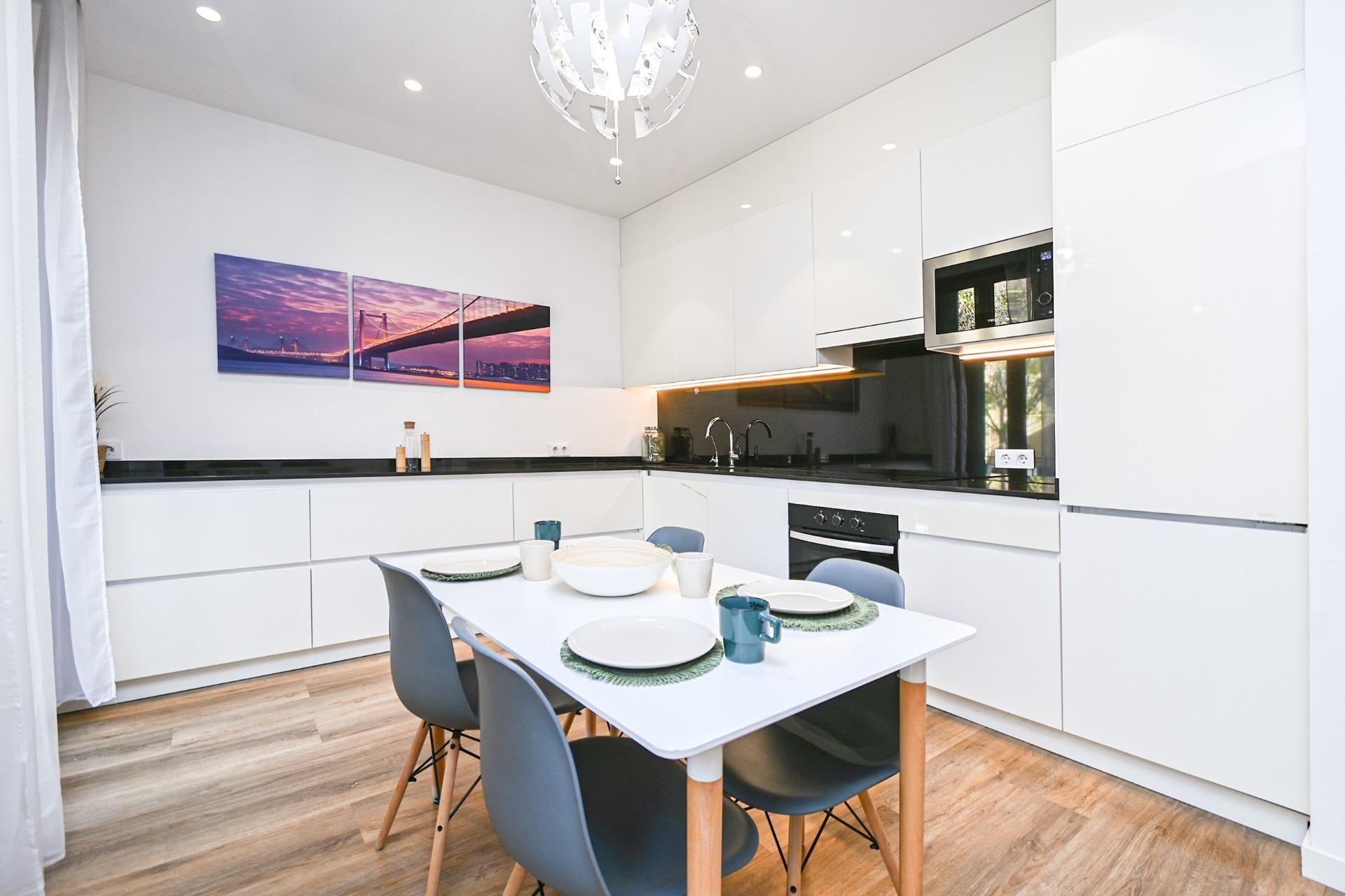 Cuina de Pis en venda en  Palma de Mallorca amb Aire condicionat, Terrassa i Moblat