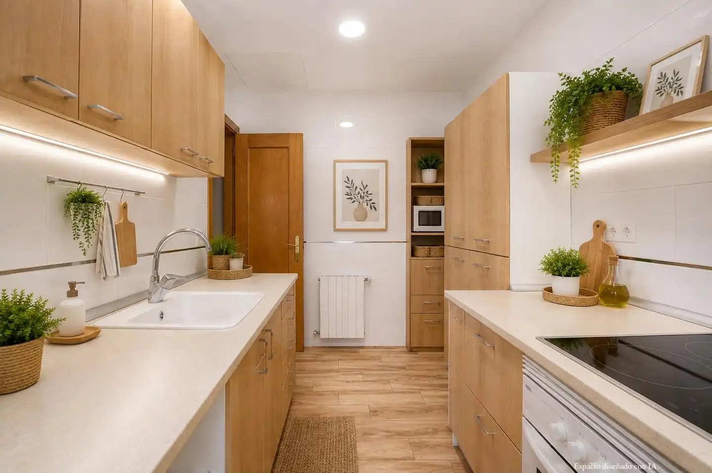 Cocina de Casa o chalet en venta en Madrid con Calefacción, Jardín privado y Terraza