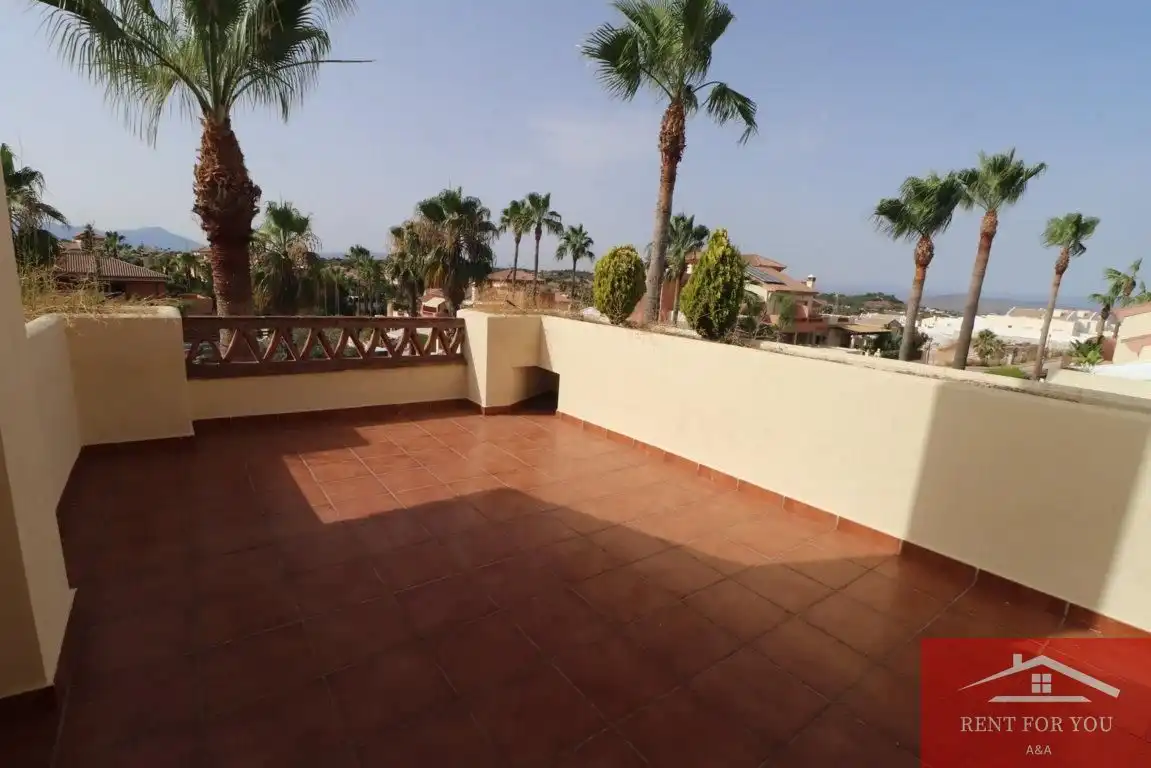 Terrasse von Haus oder Chalet zur Miete in Coín mit Klimaanlage, Heizung und Privatgarten