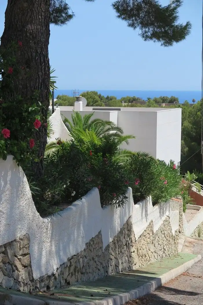 Vista exterior de Casa o chalet en venta en Altea con Aire acondicionado, Calefacción y Jardín privado