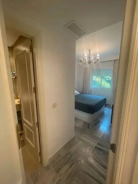 Bedroom of Flat for rent in Marbella  with Air Conditioner, Heating and Private garden