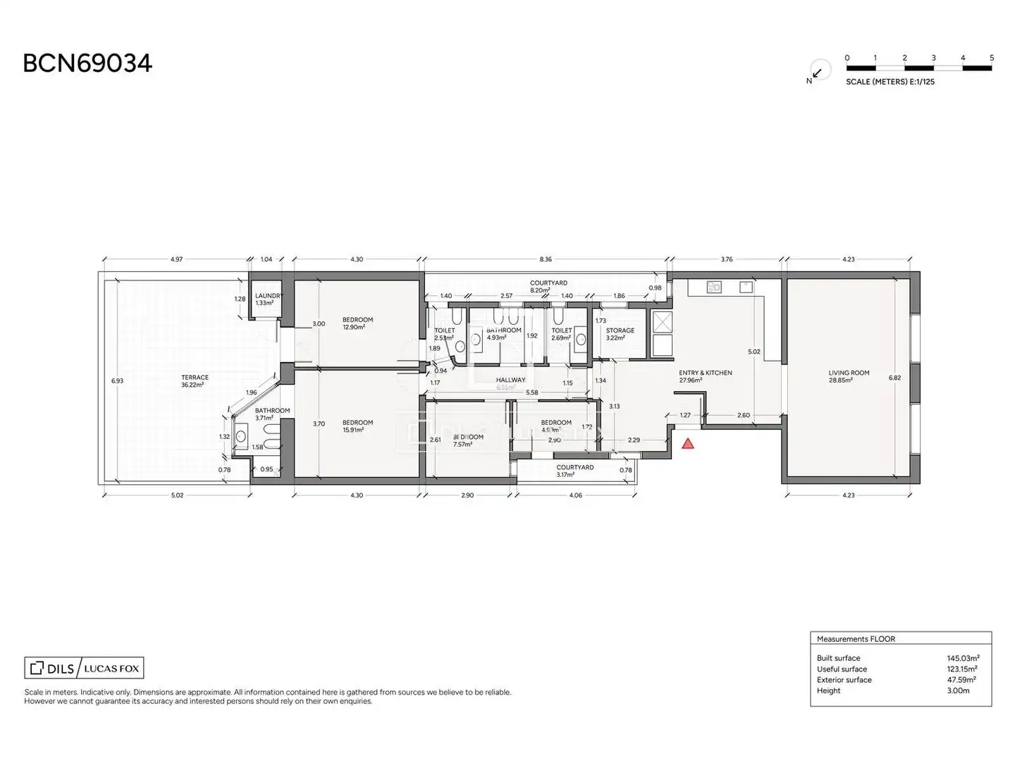 Flat for sale in Barcelona  with Air Conditioner, Heating and Terrace