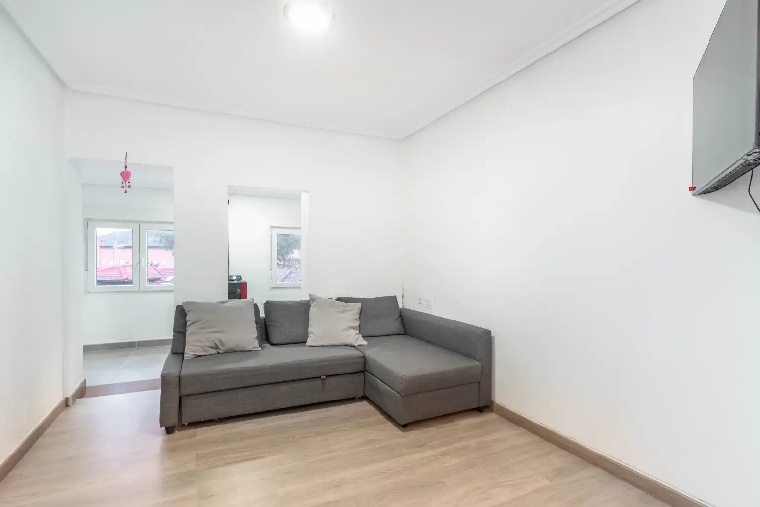 Wohnzimmer von Einfamilien-Reihenhaus zum Verkauf in Mieres (Asturias) mit Heizung, Terrasse und Abstellraum