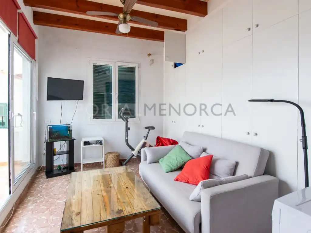 Sala de estar de Casa o chalet en venta en Es Mercadal con Terraza