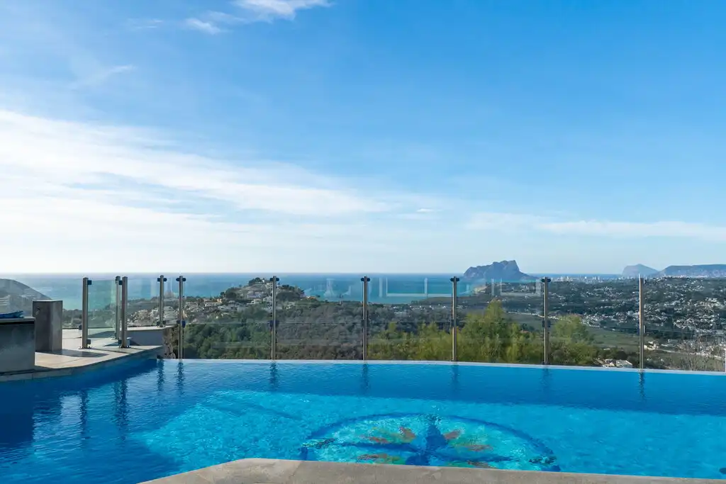 Swimming pool of Houses for sale in Moraira  with Private garden and Swimming Pool